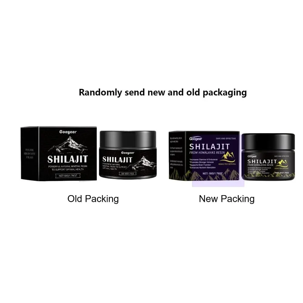 Googeer Shilajit Resin Paste Energy Vitality Support for Men & Women Vegan Non-GMO 50g Daily Supplement — image 5