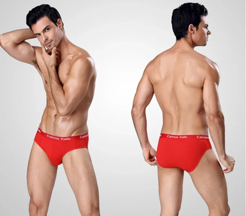 4Pcs/Lot Summer Men's Triangle Pants Plus Size Men's Underwear Sexy Boy Comfortable Solid Underpants Fungi-Proofing Men Panties — image 18