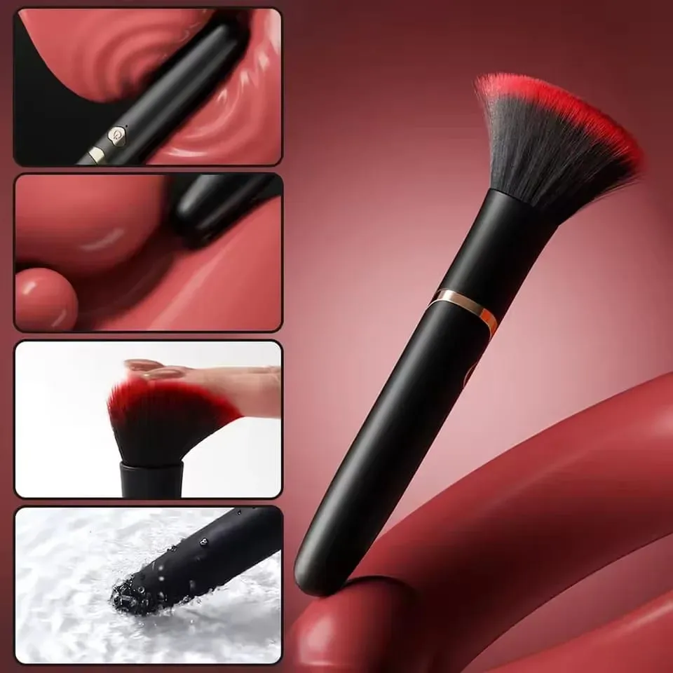 Makeup Pen Dual Head Vibrator Soft Brush Comb Beans High Frequency Micro Vibration Deep Stimulation G Spot Orgasm Female Sex Toy