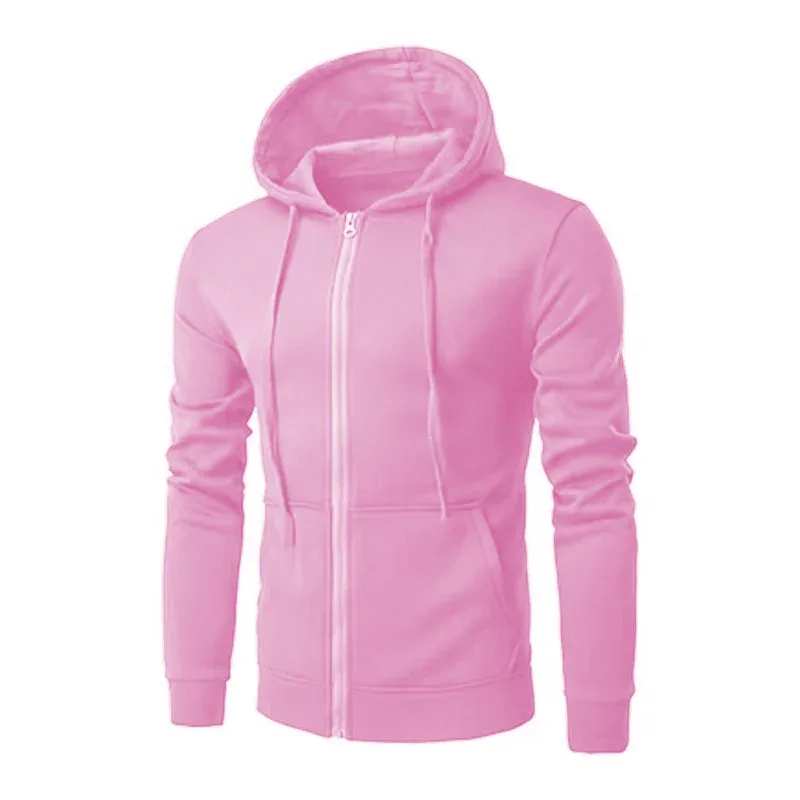 spring autumn Men Sweatshirts Long Sleeve Hoodie Zipper cardigan Male/woman Hoodies Sweatshirt Slim Fit Hoodie Male Clothing — image 9