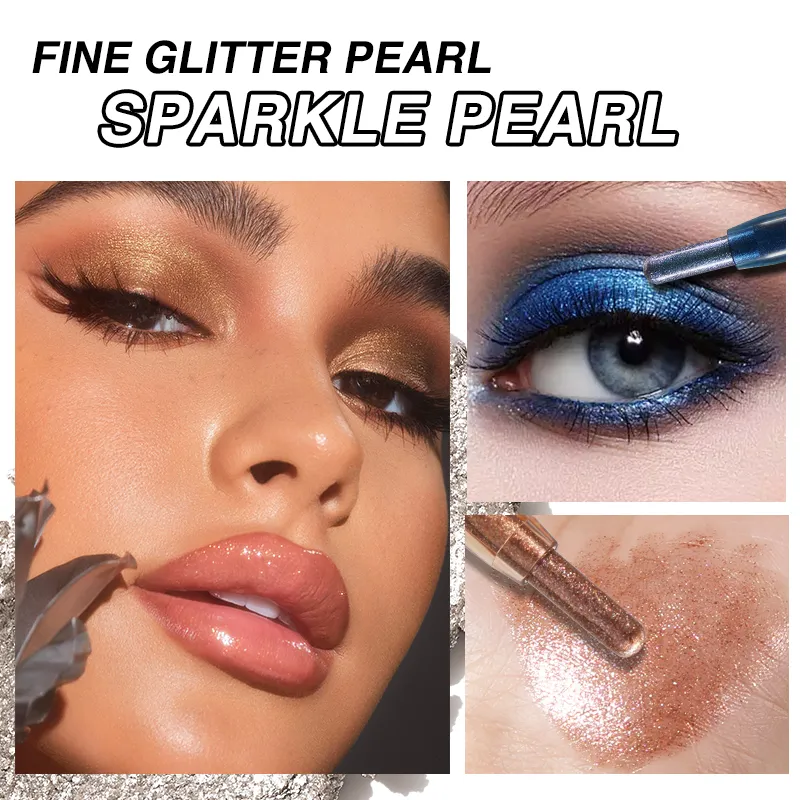 Sparkle Eyeshadow Stick Highlight Eye Pencil Shimmer Pearl Long-Lasting Waterproof Multi-Use Eye Makeup Beauty — image 3
