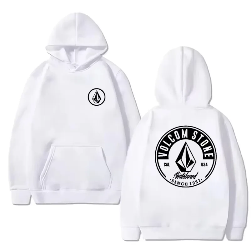 2026 Fashion Hoodie Women and man Hoody Volcom Stone Double-sided Casual Graphic Sports Tops Breathable Streetwear Clothing — image 7