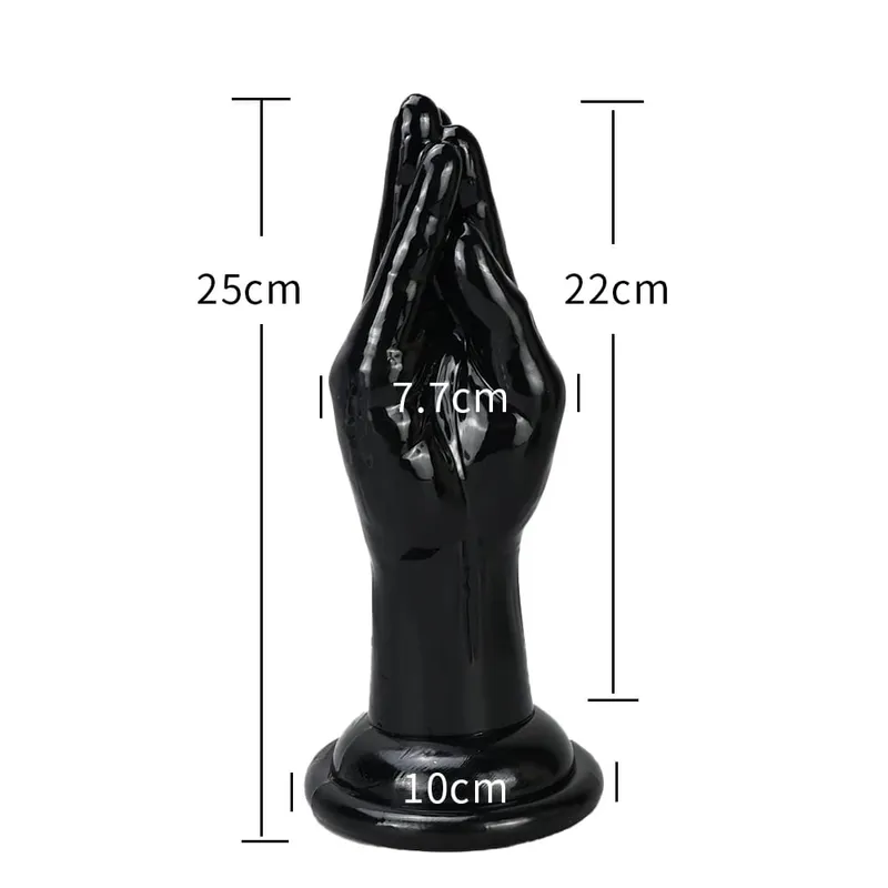 4 Sizes Huge Hands Finger Anal Plug Clear Arm Anus Prostate Massage Big Butt Plug G Spot Masturbation Gay Sex Toys For Women Men