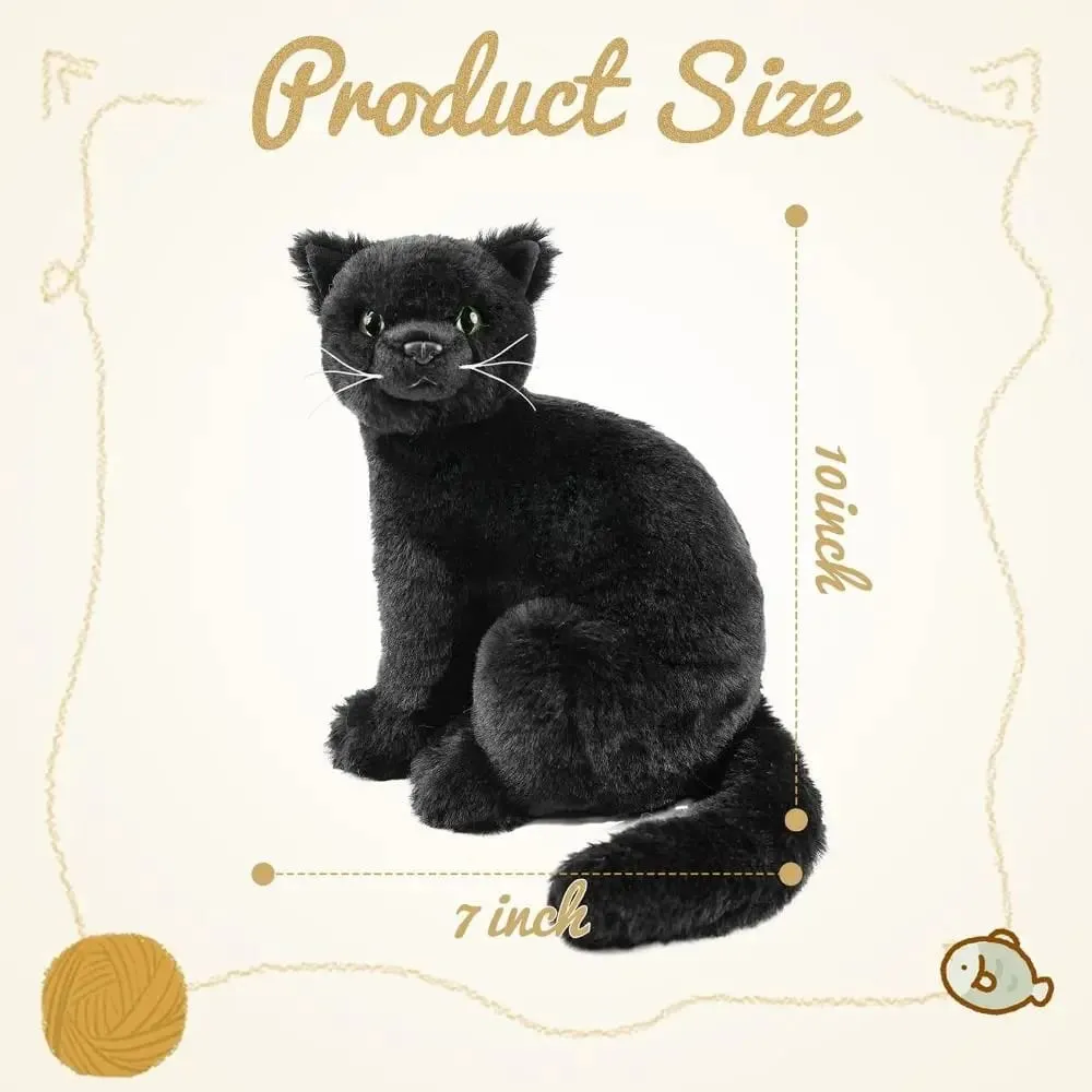 Plush Material Animal Body Pillow 10inch Soft Texture Poultry Throw Pillows Cute Design Cat Pattern Animal Cushion Doll Toys — image 6