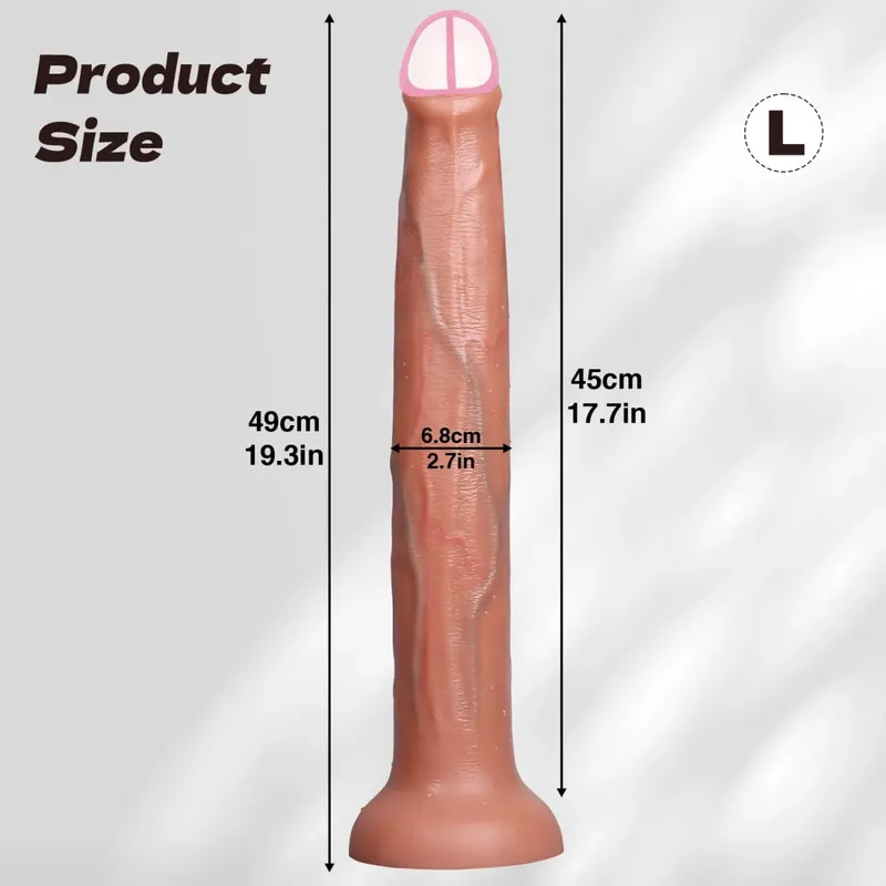 ealistic Long dildo Black Anal Plug with Suction Cup Long Penis Butt Plug Sex Toy for men Women Phallus Anal Dilator Stimulatio — image 11