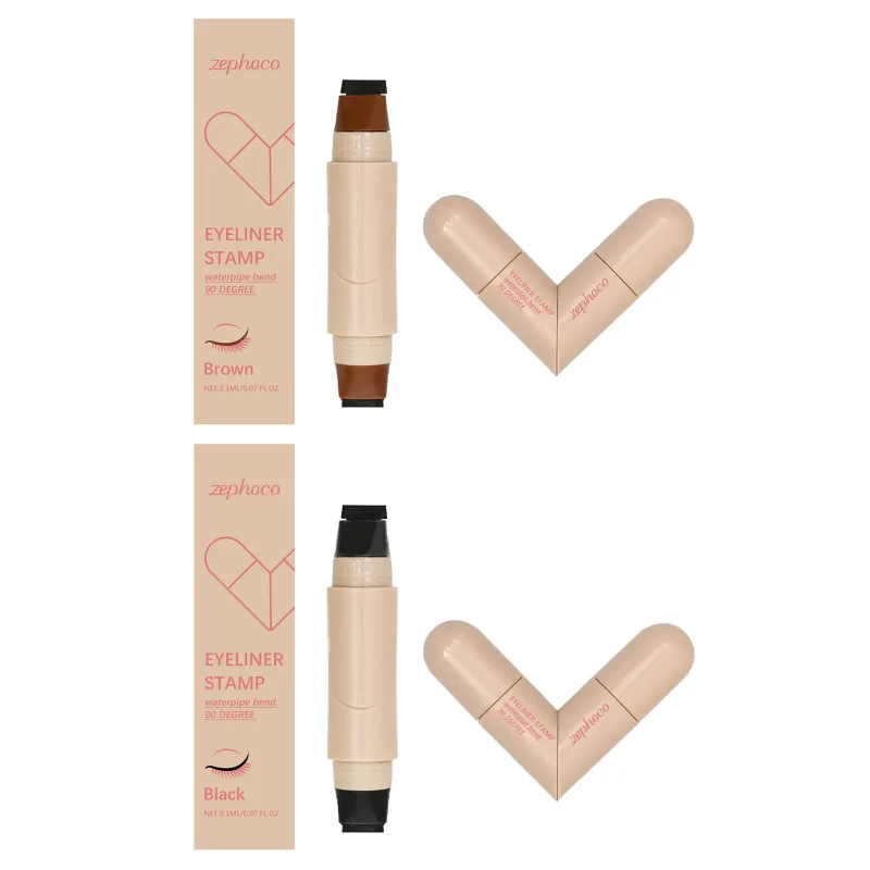 Dual-Ended Liquid Eyeliner Stamp Pen Series - Smooth Application for Flawless Lines Versatile & Highly Pigmented Eye Makeup — image 6