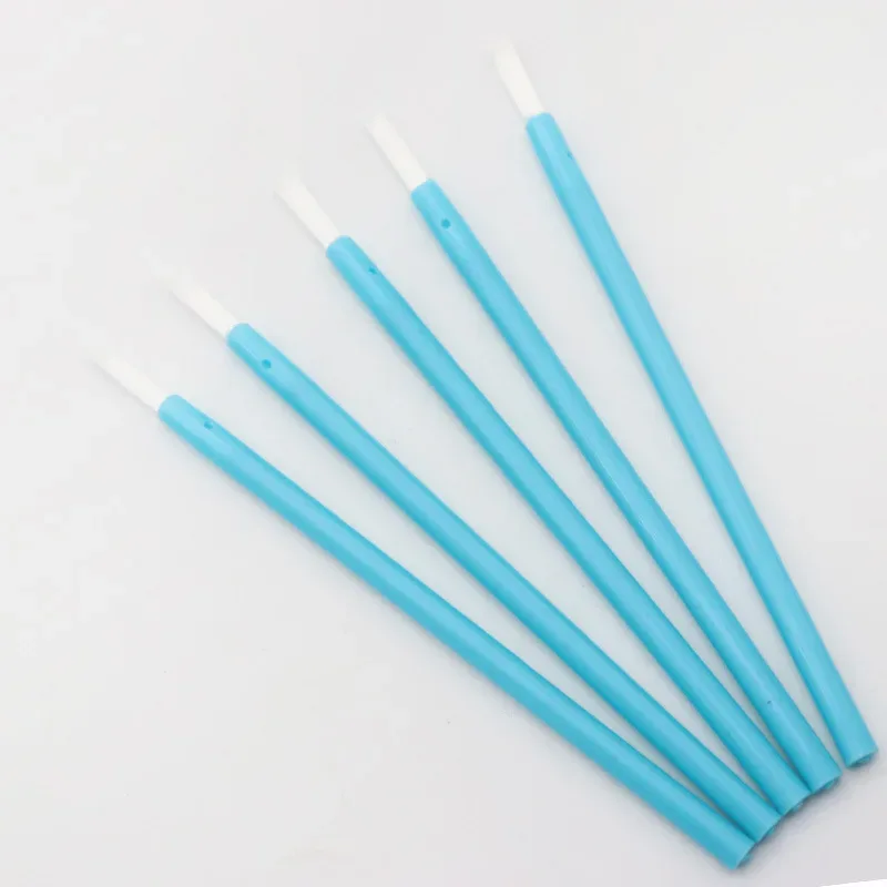 50Pcs Disposable Nylon Fiber Lip Brush Lipstick Wands Clean Applicator lip Gloss Brushes portable Cosmetic women Makeup Tools — image 8