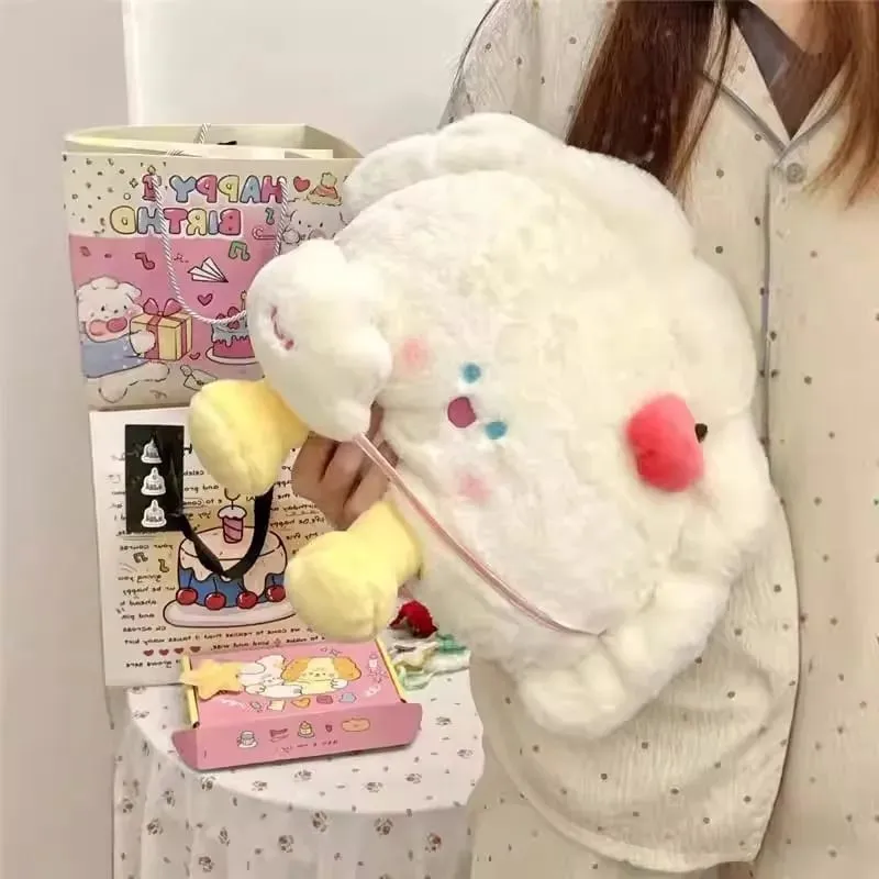 20cm Dumpling Plush Pillow Fluffy Soft Stuffed Toy Home Sofa Bedroom Decoration Comfort Sleeping Companion Kawaii Gift For Women