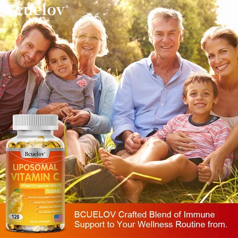 Vitamina C liposomal: promueve la producción de colágeno y respalda la salud inmune de la piel. Potente suplemento energético antioxidante. — image 2