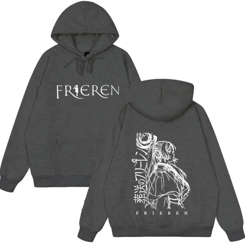 Anime Frieren: Beyond Journey's End Hoodies Men's Women Clothes Fashion Fleece Sweatshirts Winter Fashion Funny Style Clothing — image 7