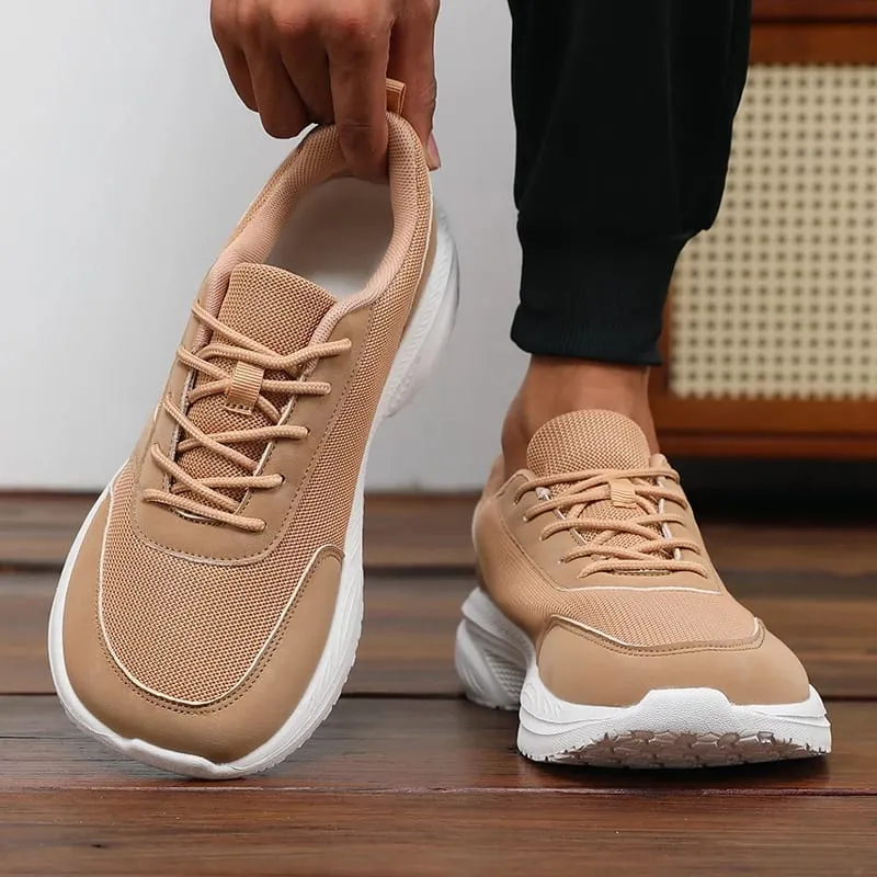 Wide Toe Shoes Unisex Breathable Mesh Platform Sneakers Fashion Comfortable Minimalis Shoes 2026 Outdoor Non-Slip Walking Shoes — image 5