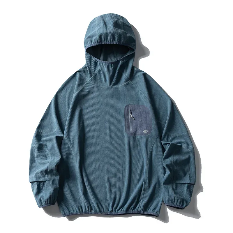 Outdoor Sport Hoodies Men Women Lightweight Fleece Long Sleeve Breathable Pullovers Hooded Sweatshirt Unisex Track T Shirts Tops — image 10