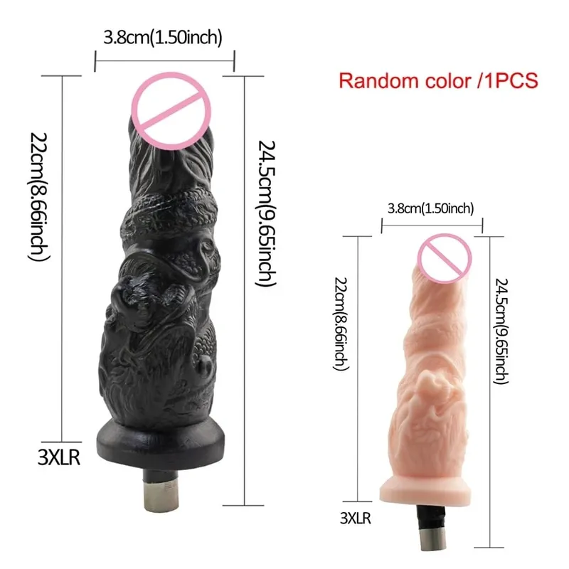 3xlr acessório de máquina sexual grande anal vibrador ventosa extensão-tubo acessórios auxiliares para mulher homem