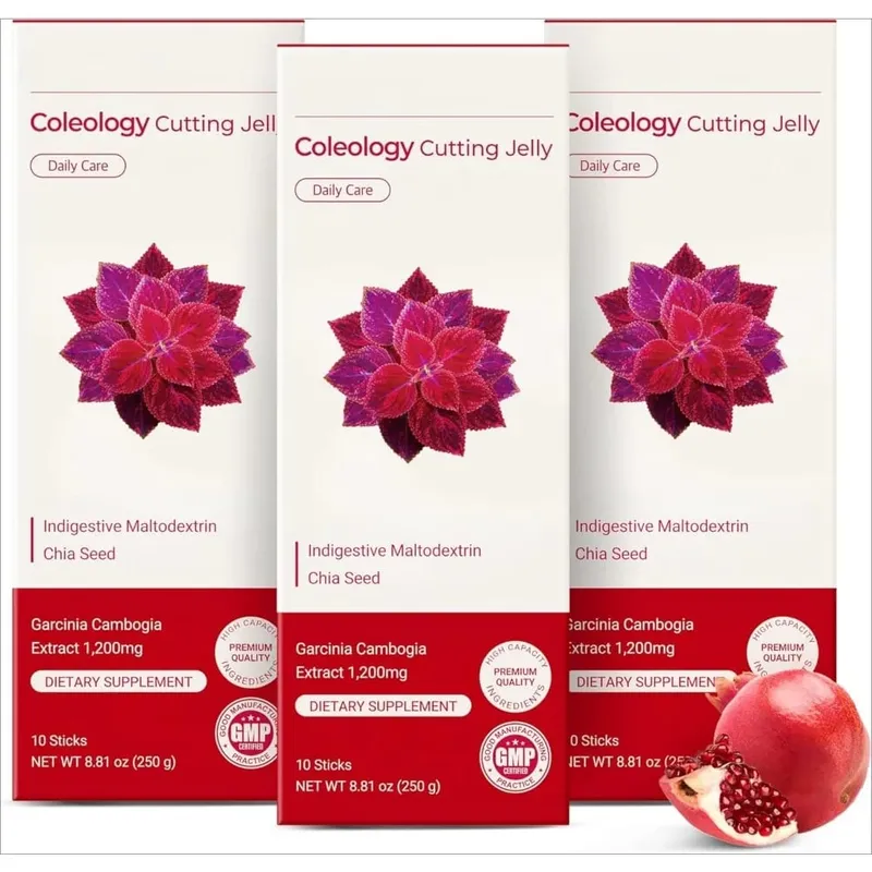 Pomegranate Jelly Sticks 25g X10 Garcinia Cambogia Chia Seed Fiber Collagen Daily Care GMP Certified Korean Dietary Supplement