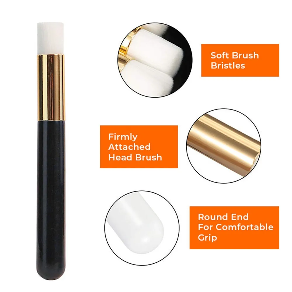 Libeauty Wholesale Eyelash Cleaning Brushes For Eyelash Extensions Glitter Lash Shampoo Brushes Nose Pore Cleansing Makeup Tool — image 2
