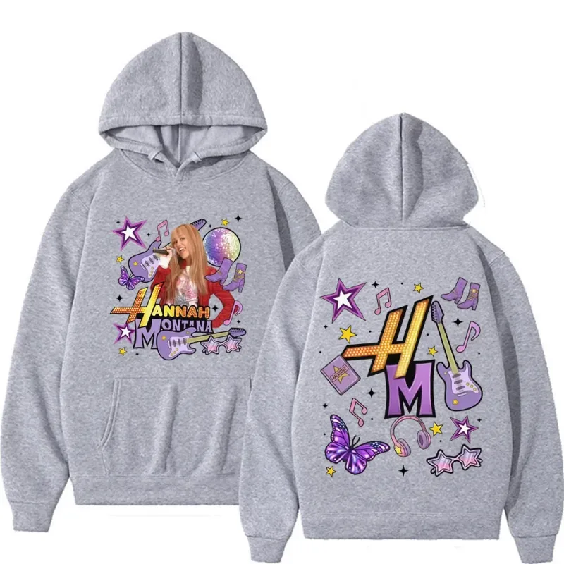 Hannah Montana 20Th Anniversary Printed Hoodies Men Women Fashion Aesthetic Sweatshirts Long Sleeve Pullovers Streetwear — image 8