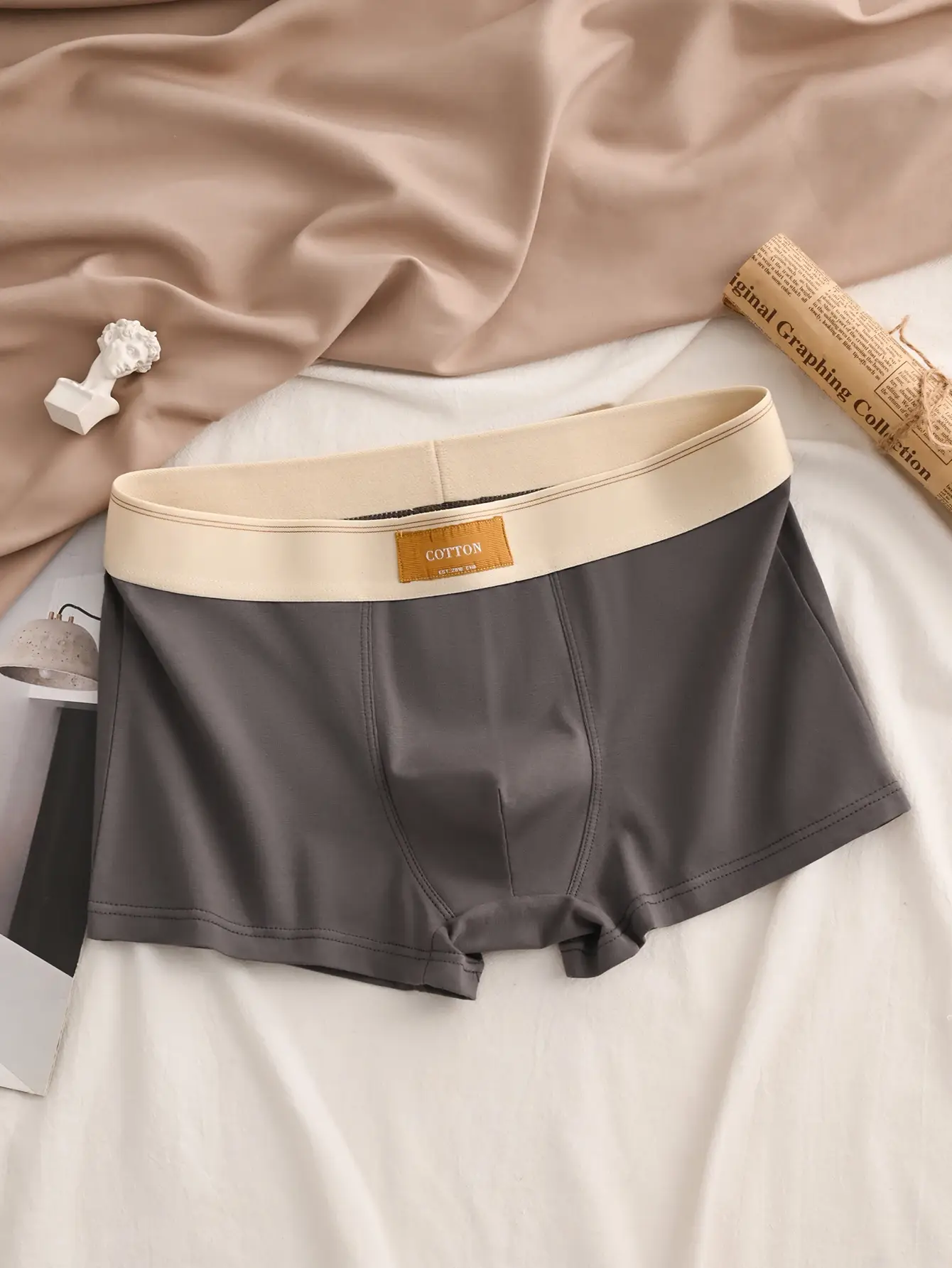 Calzoncillos Boxer de algodón de alta calidad para hombre, Boxers deportivos informales suaves y saludables, pantalones cortos de moda, ropa interior, 3 uds.