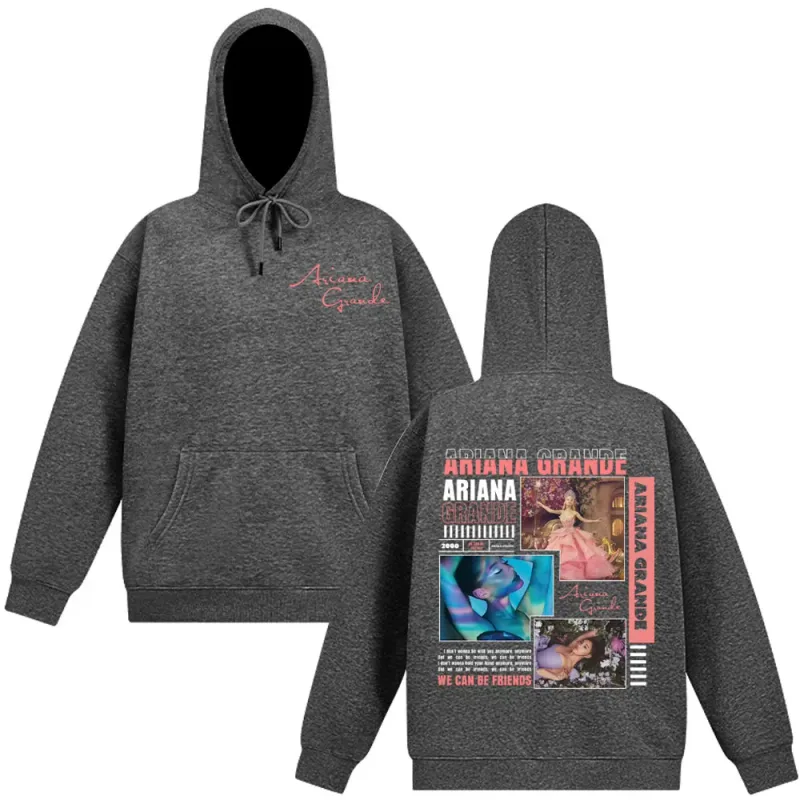 Singer Ariana Grande Album Cover Aesthetics Hoodies Men Women Fashion Sweatshirt Autumn Winter Long-sleeved Vintage Pullover Top — image 3