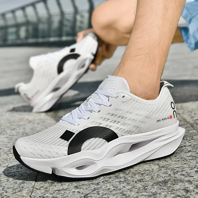 Men Shoes Lightweight Vulcanize Shoes Fashion Sneakers Men Mesh Casual Running Shoes Lac-up Walking Sneakers Zapatillas Hombre — image 4