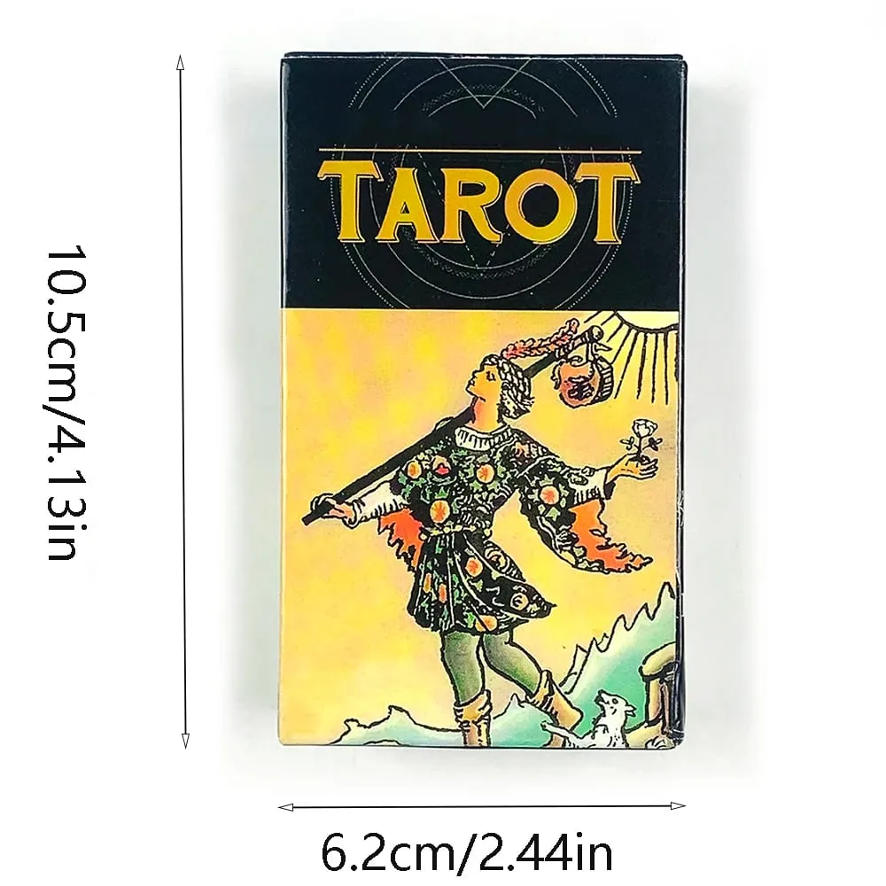 Radiant Wise Spirit Tarot Cards 78Pcs Tarot Deck English Visions Fortune Divination Board Game Spiritual Practices Cards Game — image 6