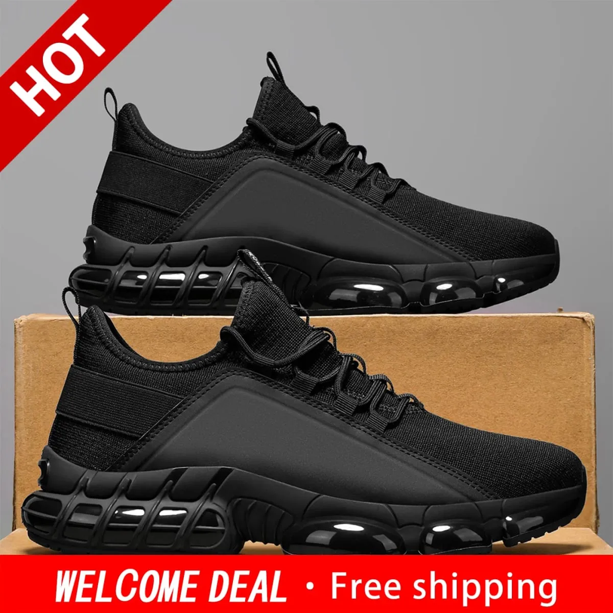Men's Fashionable Breathable Sports casual shoes Lightweight and Comfortable Casual shoes Versatile Men's shoes — image 2