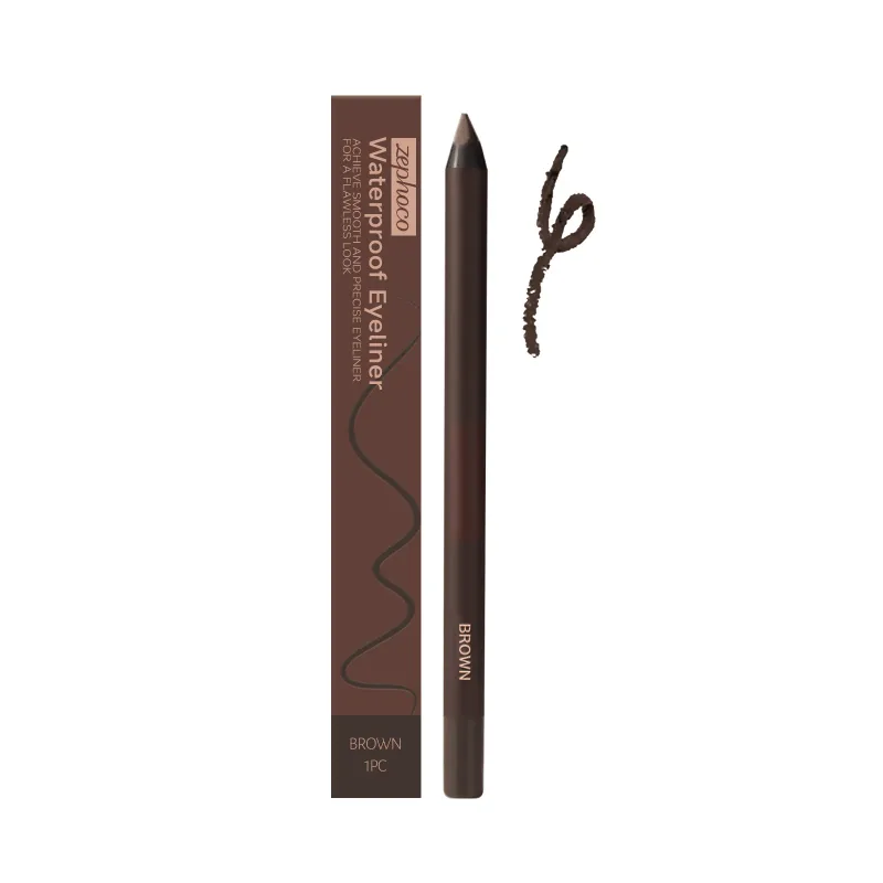 Zephoco Gel Eyeliner Pen Waterproof Smooth Eye Makeup Long Lasting Sweat Proof Oil Proof Smudge Proof Eye Liner Pencil Makeup
