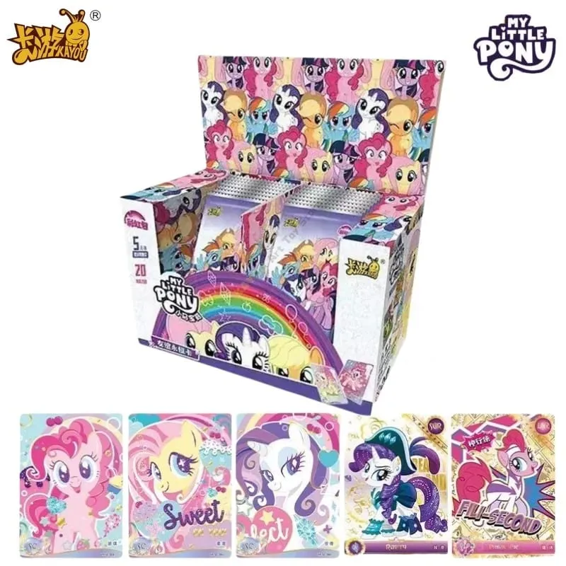 Genuine My Little Pony Card Rainbow Series Game Collection Card Cartoon Children Toy Surrounding Girl Gift Original Box