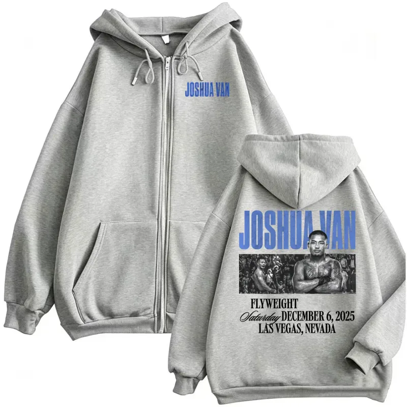 Joshua Van The Fearless Vintage Graphic Zip Up Hoodies Men's Clothing Y2k Violence Aesthetic Sweatshirts Jacket Coats Streetwear — image 7