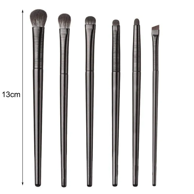 2/6/10PCS Eyes Makeup Brushes Set Professional Soft Precision Eyeshadow Eyeliner Eyebrow Brush Women Facial Beauty Cosmetic Tool