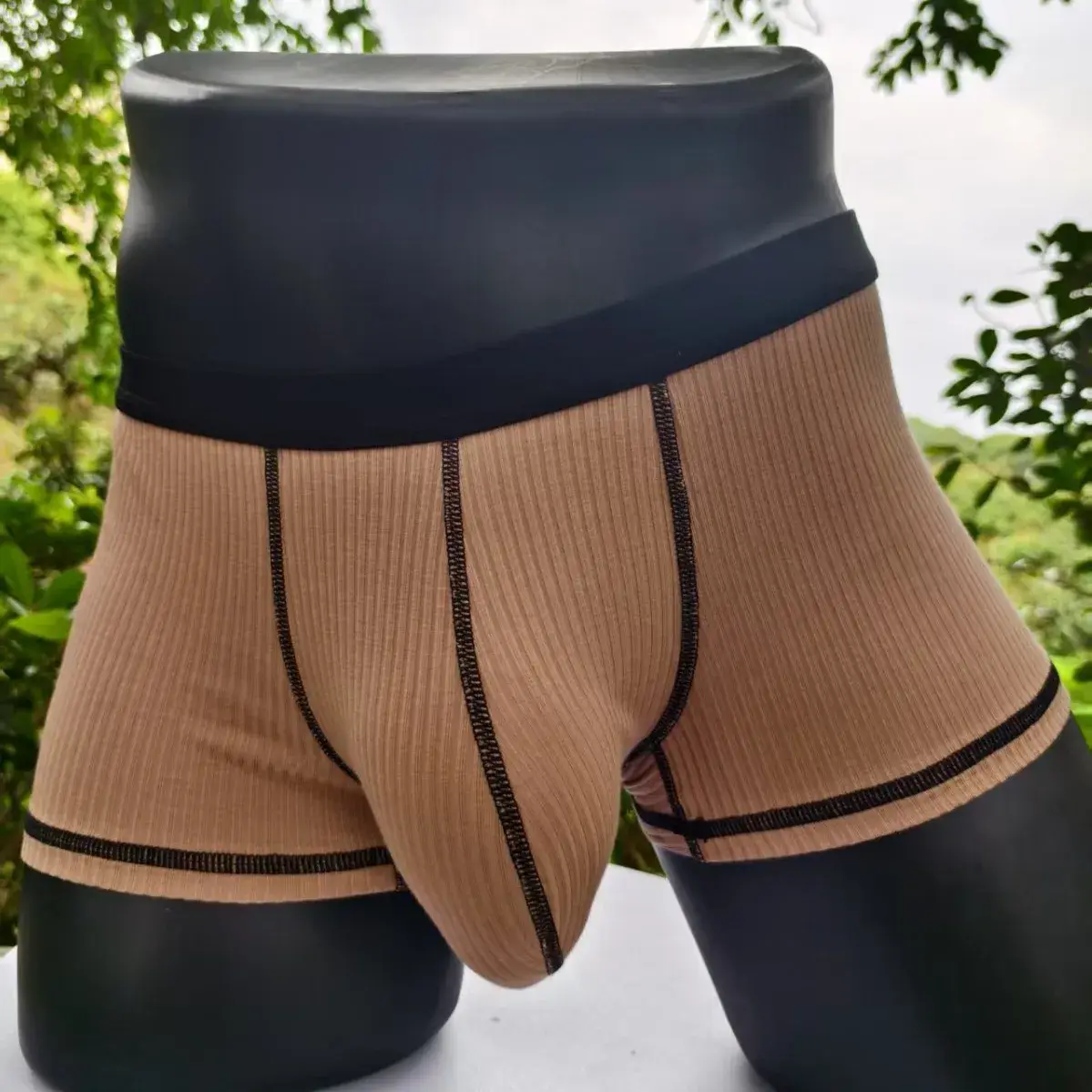 Boxershorts med hög elasticitet för män Stora fickor Andas Snabbtorkande Sport Gym Casual Fashionabla sommarshorts med lös passform — image 11