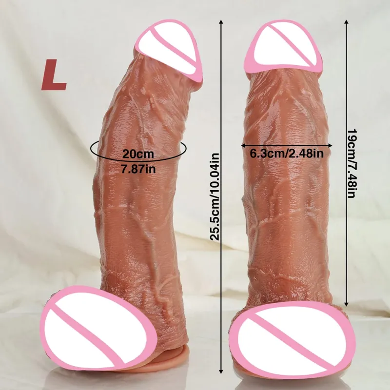 Big Realistic Silicone Dildo with Suction Cup G-Spot Anal Dildos Strapon Dick Butt Plug Masturbat Adult Sex Toys for Man Women
