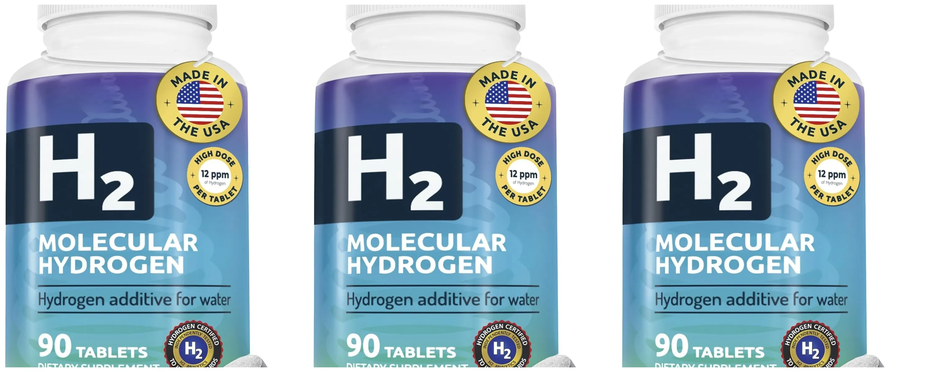 Molecular Hydrogen Tablets with Magnesium for Water Drink Muscle Relaxation Energy Metabolism Bone Health Support 90 Tablets — image 8