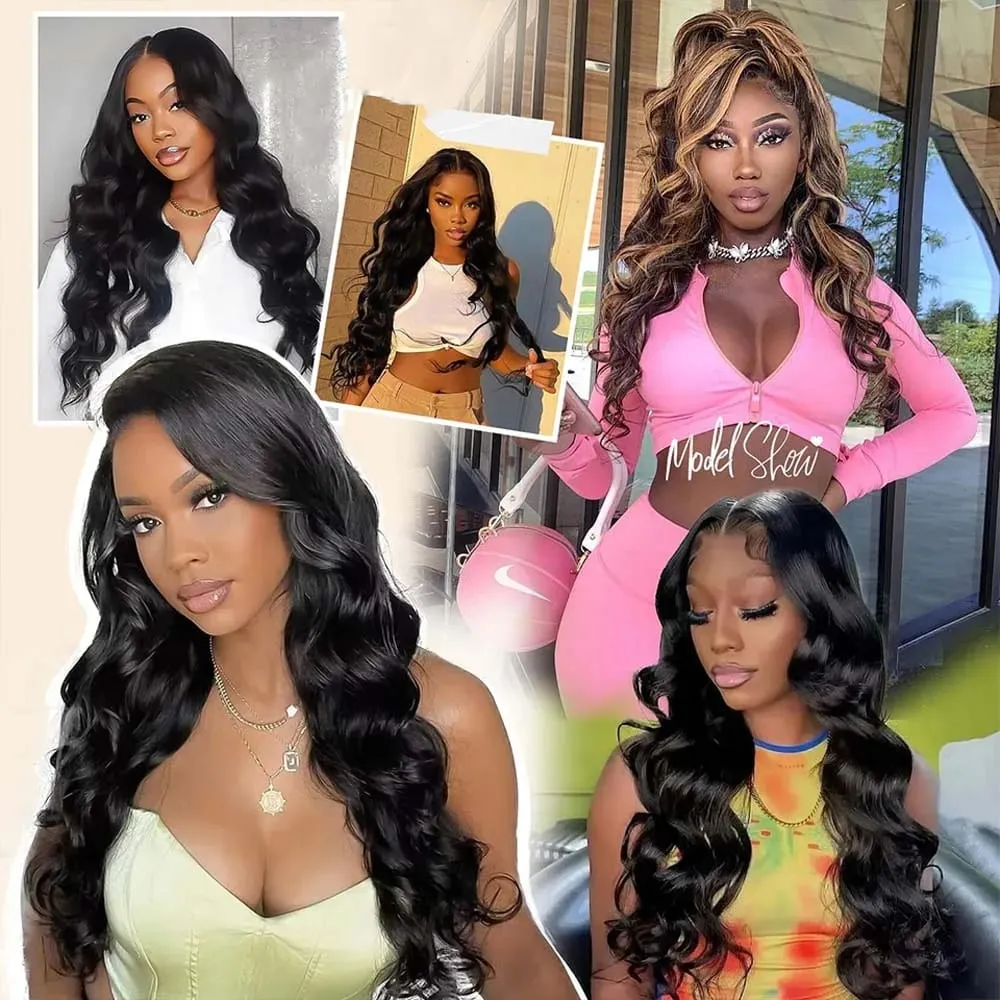 Clip in Body Wave Hair Extensions for Black Women Real Unprocessed Virgin Human Hair Clip in Extensions #1B/#2 Brown Color 120g — image 8