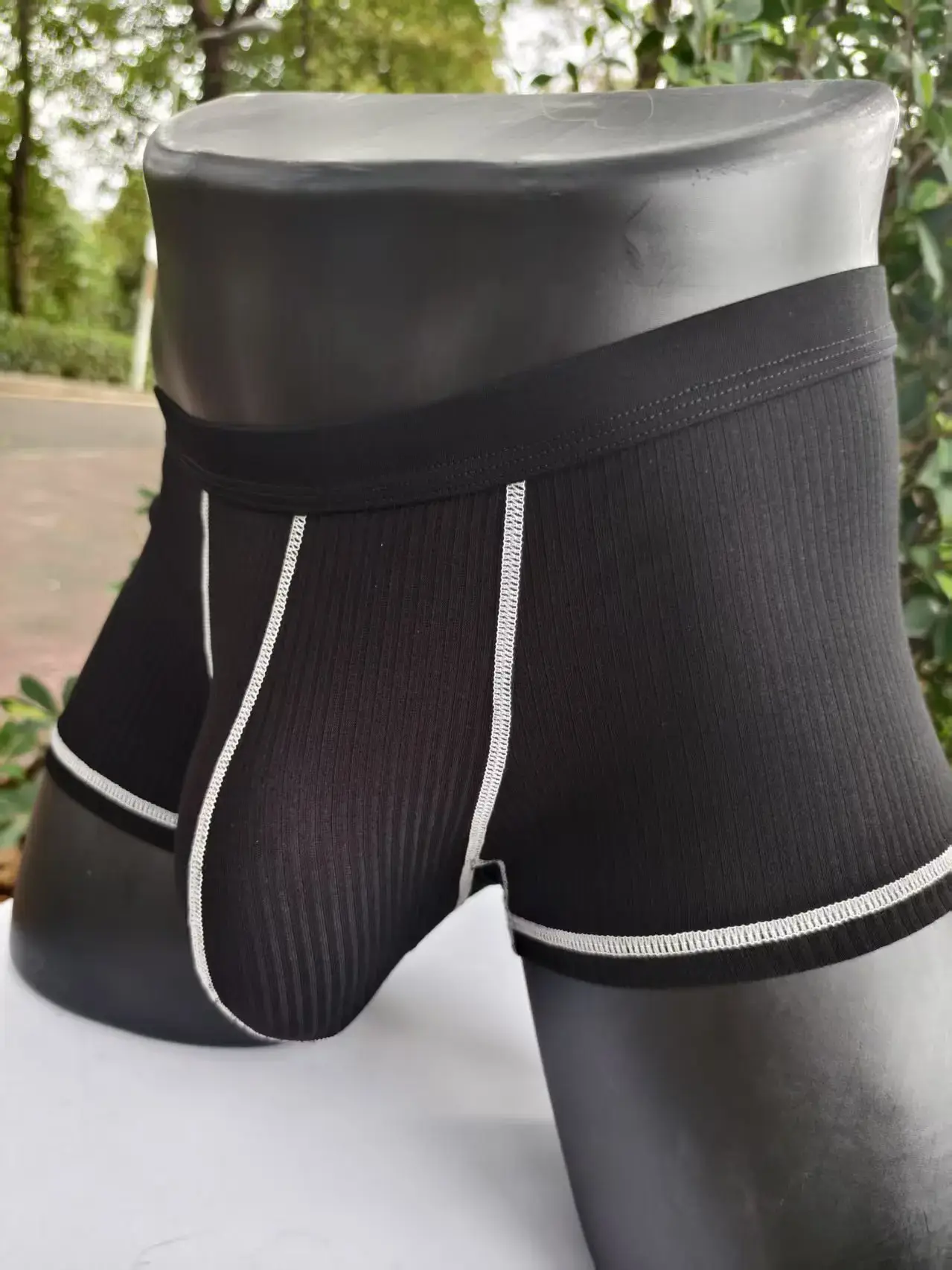 Men's boxer shorts with high elasticity and large pockets, fashionable men's shorts — image 3