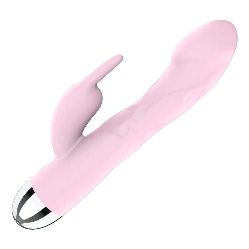 Silicone Rabbit Vibrator - Dual Stimulation G-Spot Clitoral Vibrator for Women Powerful Pleasure — image 9