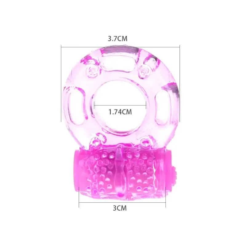 Cock Ring Vibrator Vibrating Clitoral Stimulator Strong Penis Erect Rings Erection Enhance Sex Ability Product Sex Toys For Men — image 2