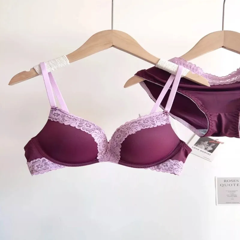 Conjunto de Lingerie Leopardo Sexy Para Mulheres Sem Aro Sem Costura Push Up Renda Encantadora Confortável Diário — image 9