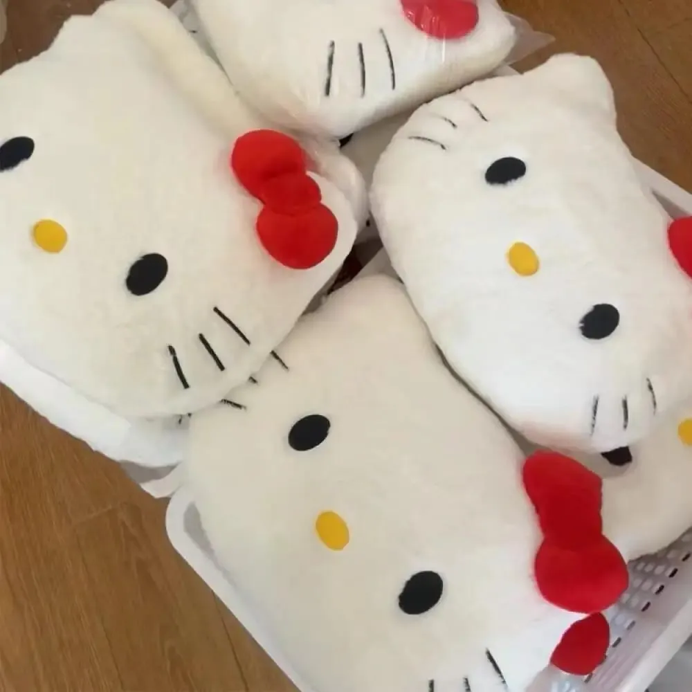 *Anime Sanrio Hello Kitty Cute Cartoon Head Plush Pillow Sofa Bedside Cushion Car Cushion Nap Pillow Birthday Gifts for Girl — image 5