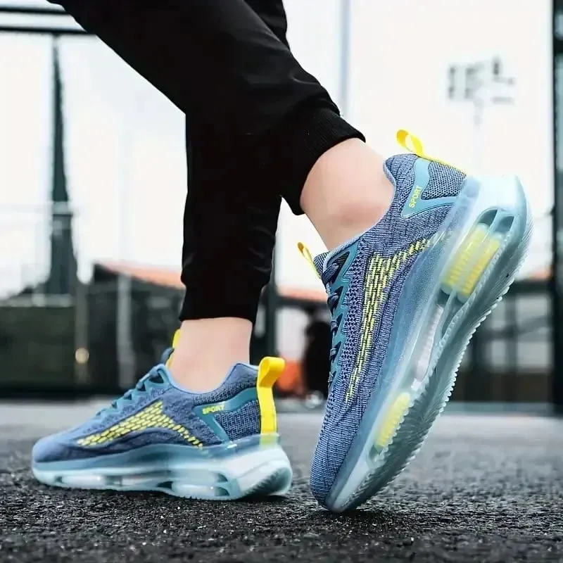 Men Basketball Shoes Platform Sneakers Casual Walking Sports Shoes Leather Trainer Athletic Footwear — image 8