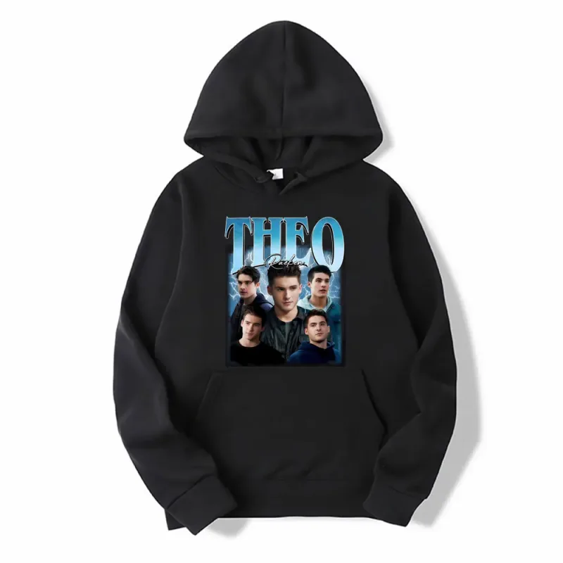 Theo Raeken Vintage 90s Teen Wolf Fan Print Sweatshirts Men Women Harajuku Vintage Pullover Long Sleeve Casual Oversized Hoodies — image 1