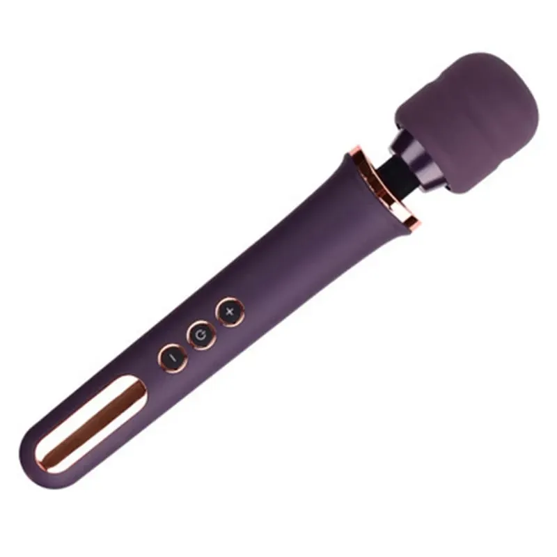 Vibrador de varita mágica inalámbrico de mano potente de 10 velocidades para mujeres vibrador grande masajeador para estimulador de clítoris punto G juguete sexual