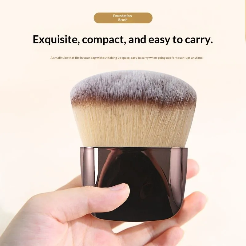 【1Pc Makeup Foundation Brush Blush Loose Powder Brush Kabuki Brush Multi-Function Cosmetics Make Up Brushes Beauty Supplies】