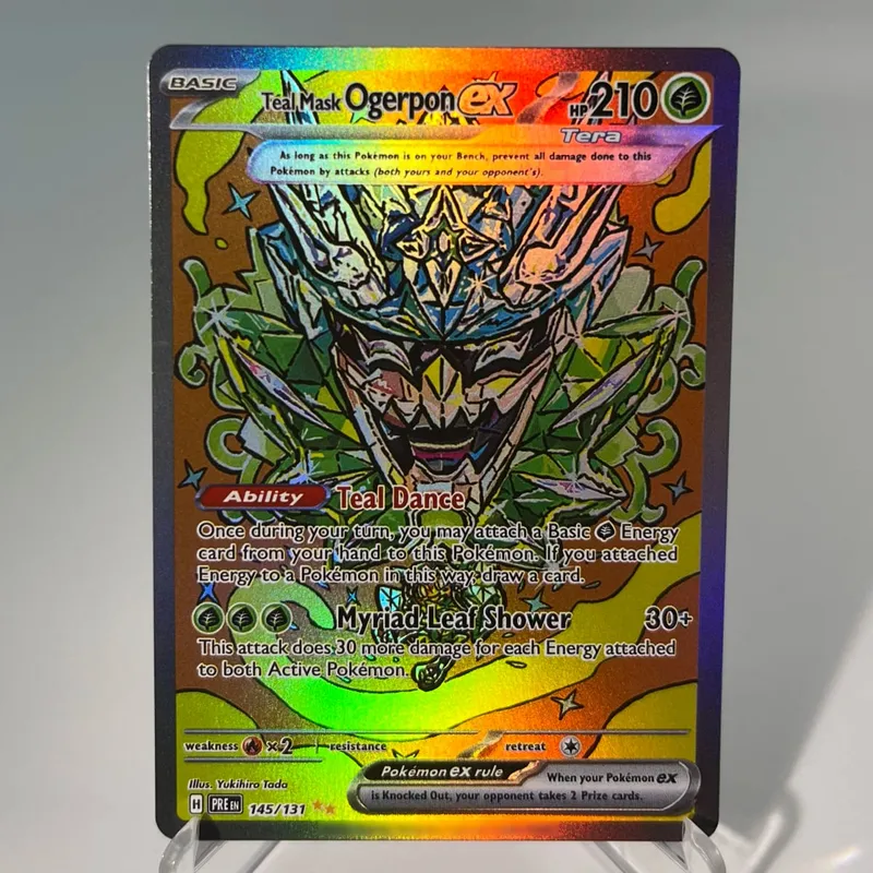 Prismatic Evolutions PKM Cards PTCG5-A GX Rainbow Umbreon Sylveon Leafeon ex Rare Collection Battle Toys Gifts for Hobbies — image 8