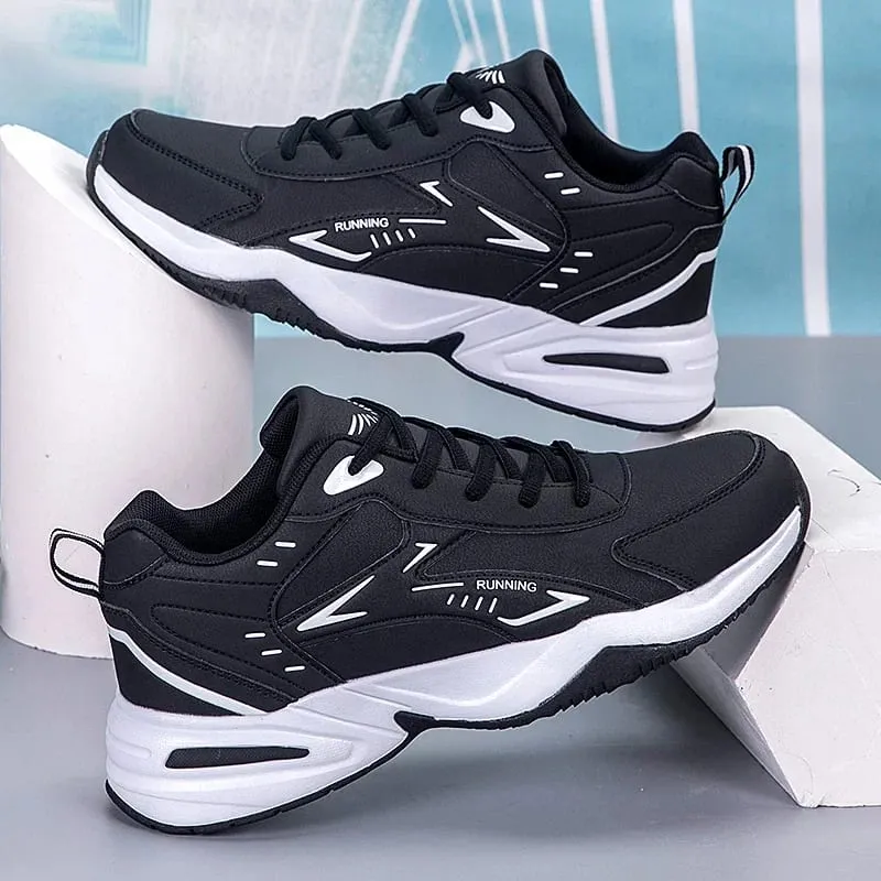 Chunky Sneaker for Men Thick Sole Versatile 2026 New Trend Mesh Lace Up Breathable Casual Sports Shoes Increased Soft Soles — image 3