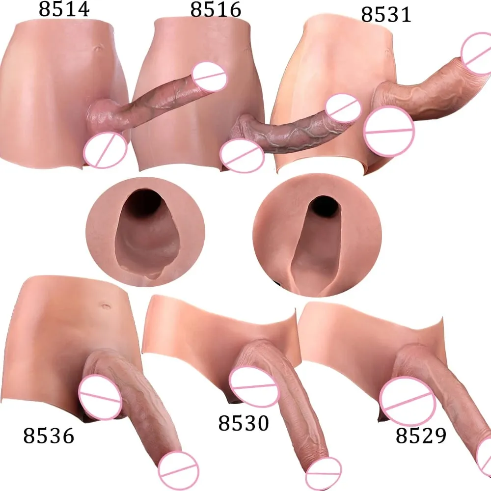 Elastic Silicone Harness Panties Hyper-Realistic Hollow Dildo Cover Wearable Male Sheath Long-Lasting Intimate Adult Couple — image 2