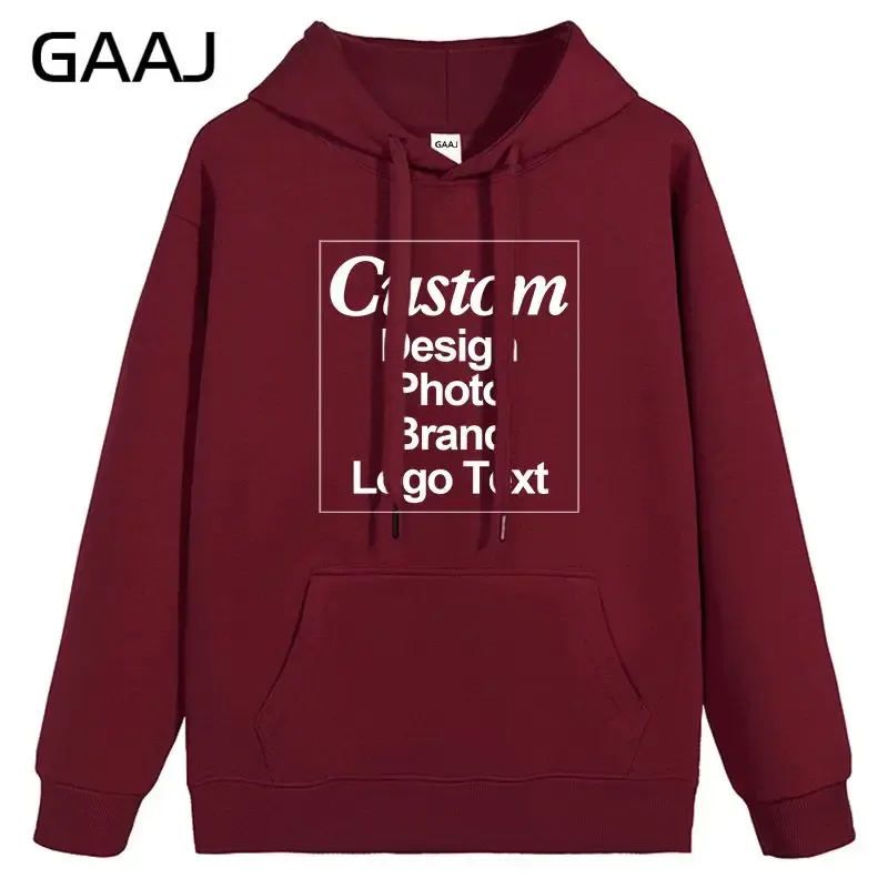 High Quality Custom Hoodie Cotton Sweatshirt Print Embroidery Brand Logo Text Photo Design Men Women Famliy Team Clothing 300g — image 38