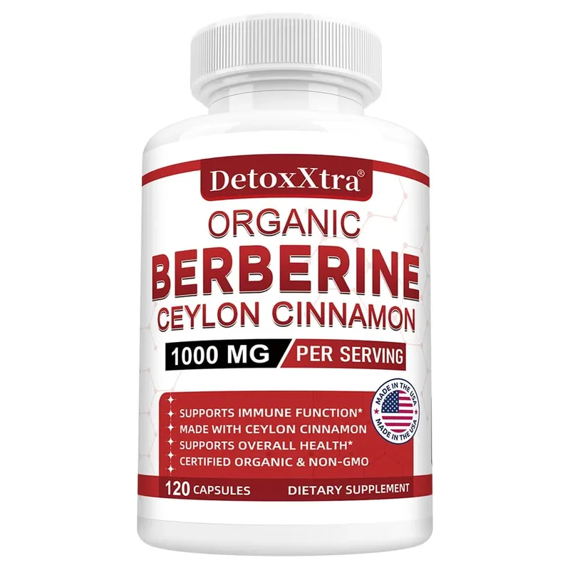 Berberine with Ceylon Cinnamon - Boosts Immunity Promotes Digestive Health Improves Bodily Functions Increases Energy Levels — image 9