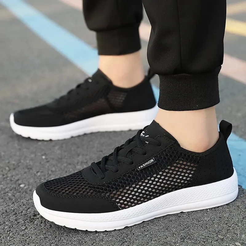 Fashion Men's Sneakers Lightweight Breathable Air Mesh Casual Running Shoes Non Slip Comfortable Slip on Sneakers for Men Tenis — image 6