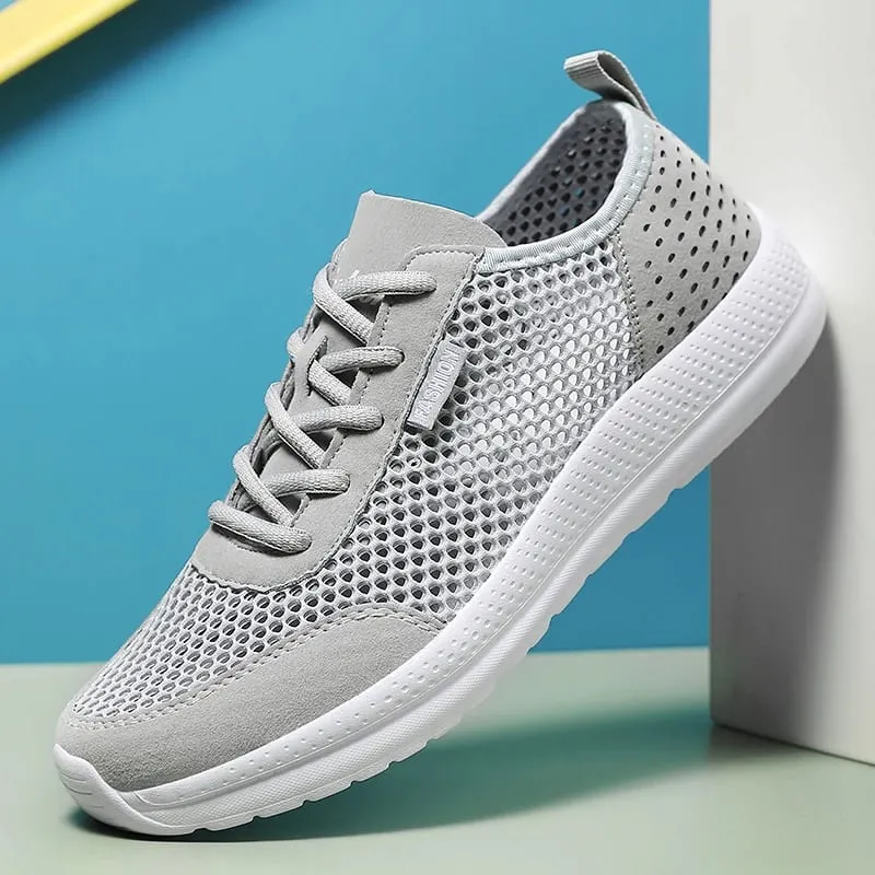 Fashion Men's Sneakers Lightweight Breathable Air Mesh Casual Running Shoes Non Slip Comfortable Slip on Sneakers for Men Tenis — image 2
