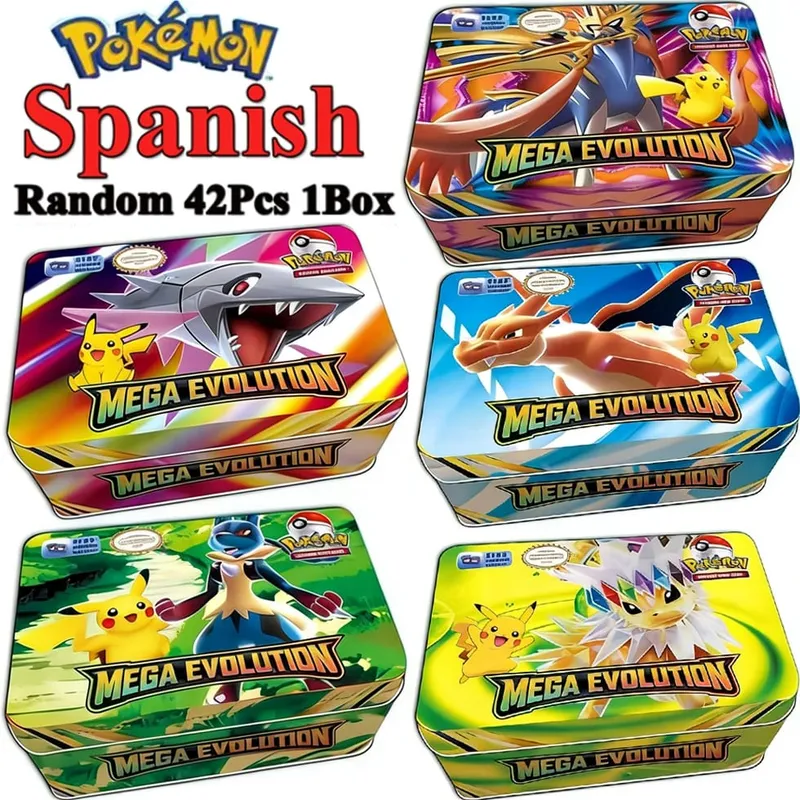 42pcs Pokémon Cards Battle Toys Lost Origin Pokémon Box with Anime Bank Pokémon Game Cards MEGA EVOLUTION for Childre — image 8